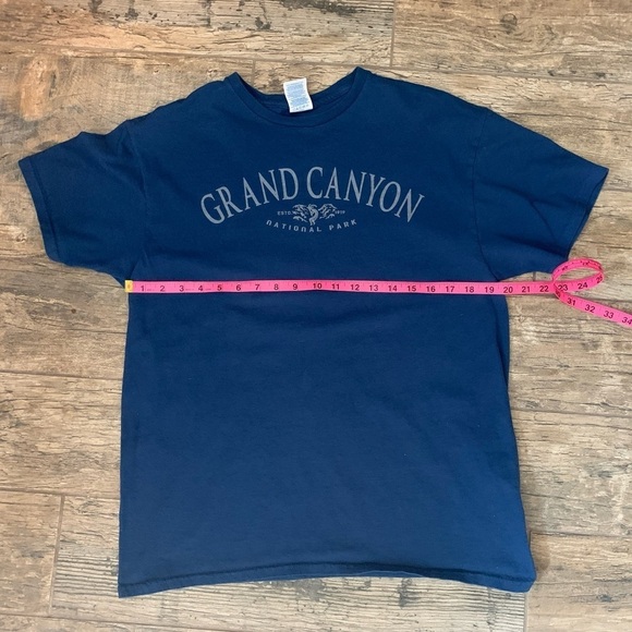 Adult unisex Grand Canyon National Park navy blue 100% cotton t-shirt - Picture 5 of 6